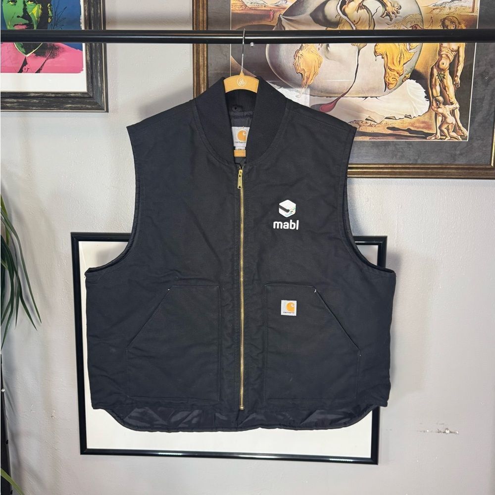 Vintage Carhartt Black Vest XXL